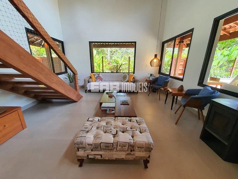 Casa recém reformada para locação de temporada em Itamambuca