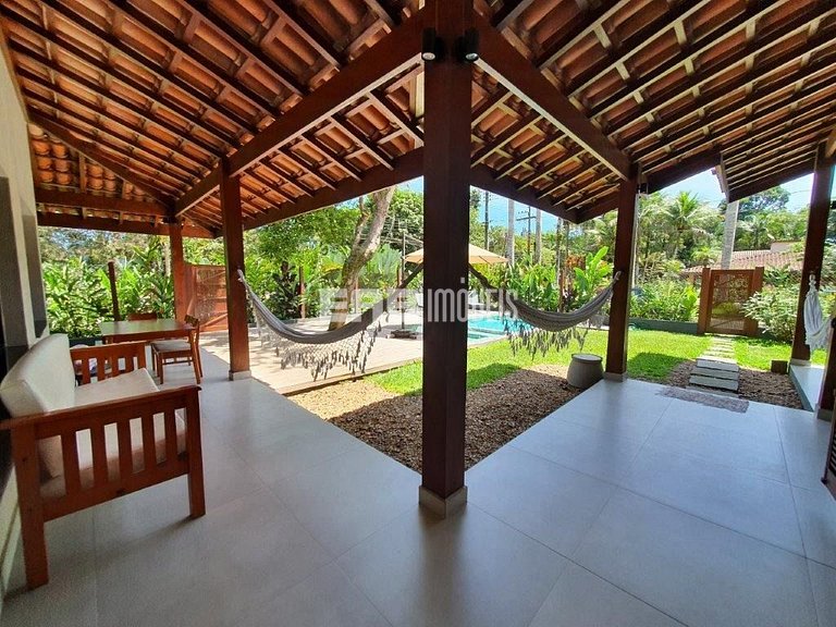 Casa recém reformada para locação de temporada em Itamambuca