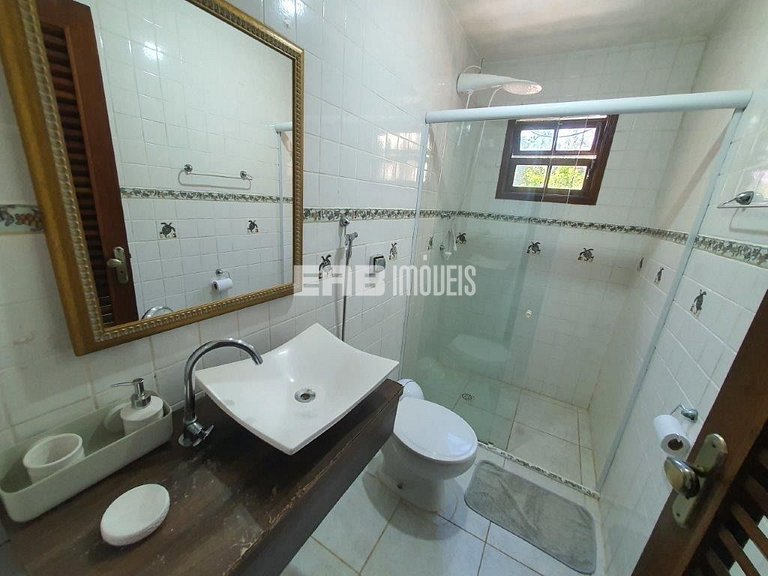 Casa com piscina, churrasqueira e ar em Itamambuca