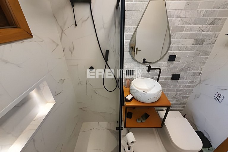 Casa para 4 pessoas a 80m da praia de Itamambuca