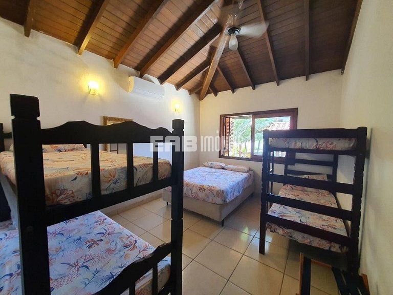 Casa a 40m do mar para temporada em Itamambuca