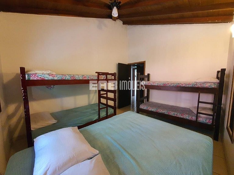 Casa a 40m do mar para temporada em Itamambuca