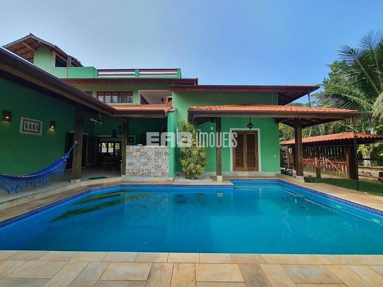 Casa a 40m do mar para temporada em Itamambuca