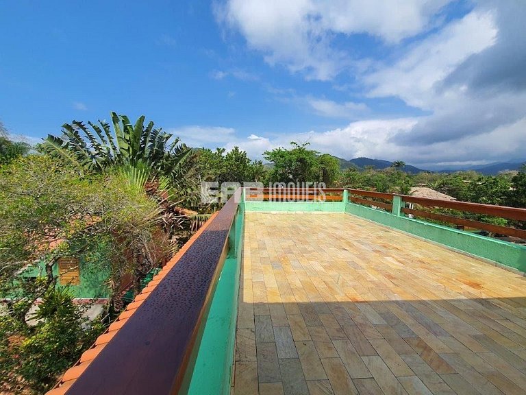 Casa a 40m do mar para temporada em Itamambuca