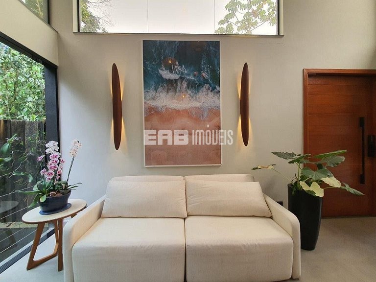 Casa de praia moderna para temporada em Itamambuca