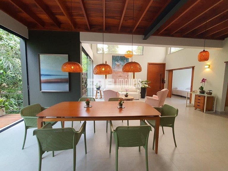 Casa de praia moderna para temporada em Itamambuca