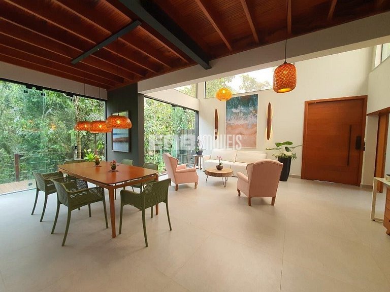 Casa de praia moderna para temporada em Itamambuca