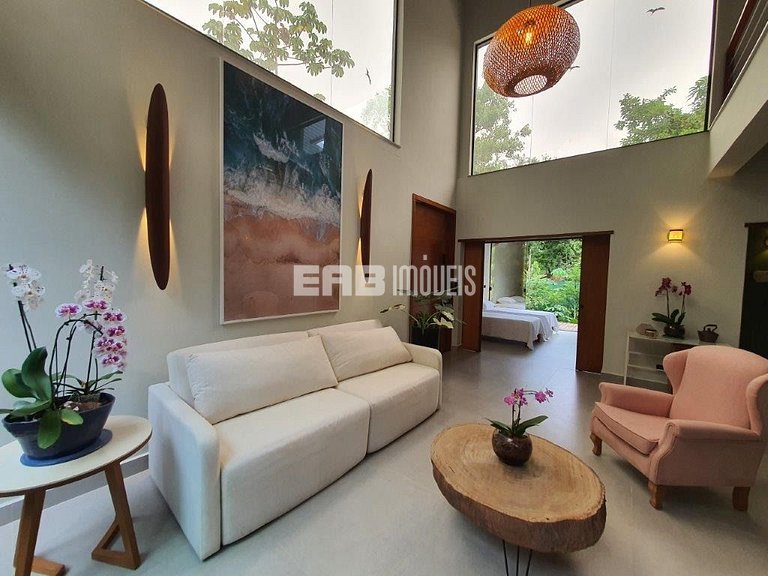 Casa de praia moderna para temporada em Itamambuca