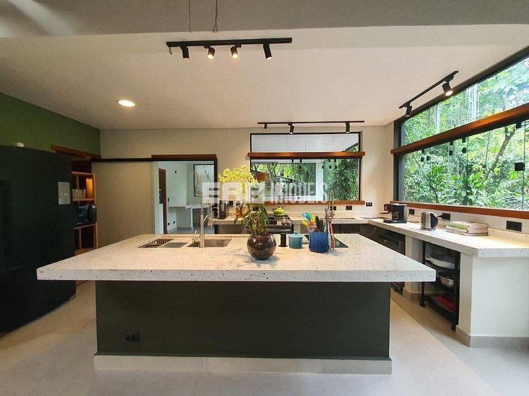 Casa de praia moderna para temporada em Itamambuca