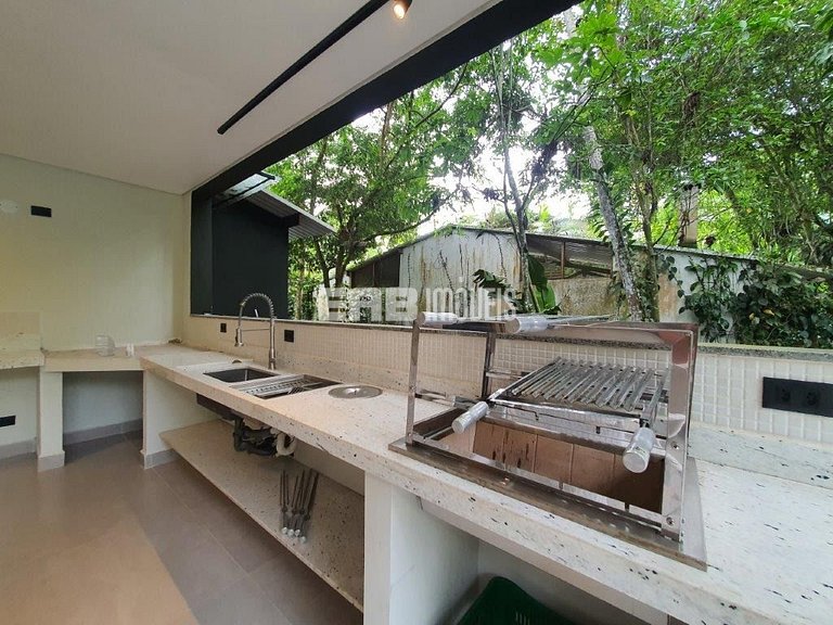 Casa de praia moderna para temporada em Itamambuca