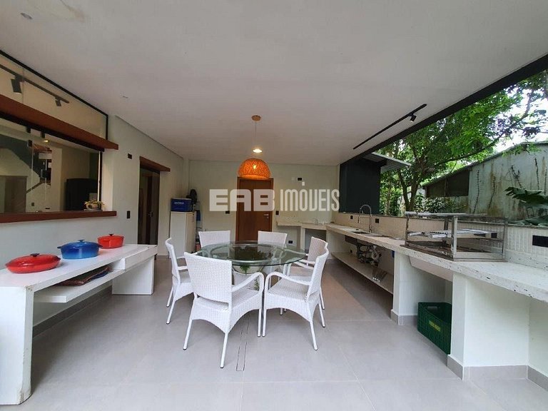 Casa de praia moderna para temporada em Itamambuca