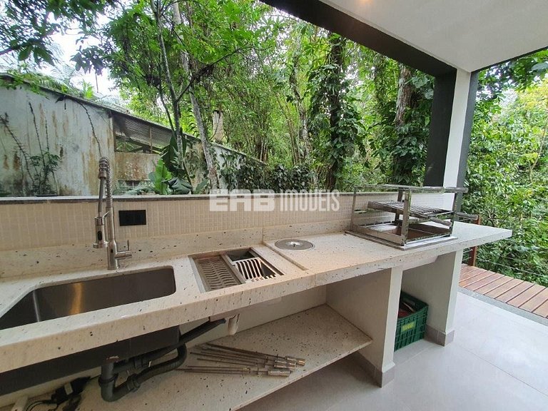 Casa de praia moderna para temporada em Itamambuca