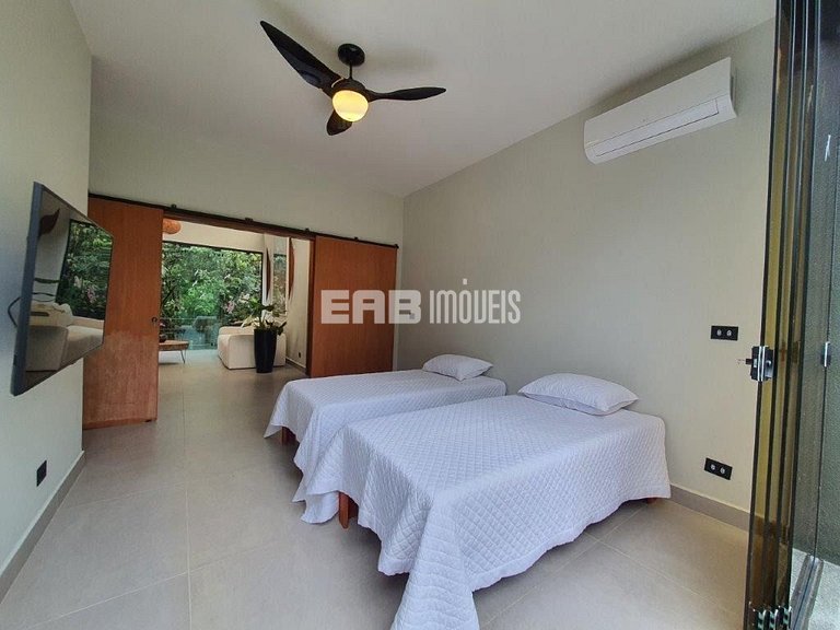 Casa de praia moderna para temporada em Itamambuca