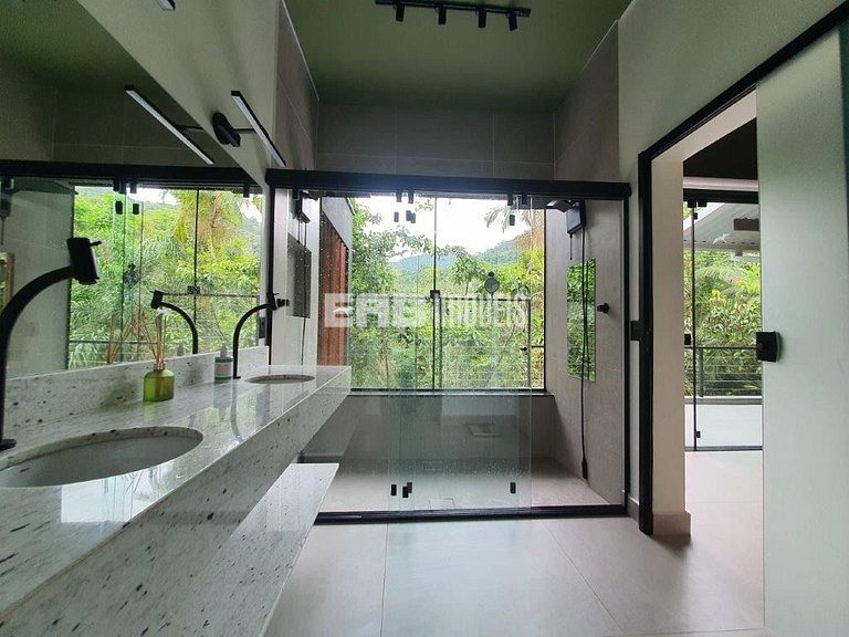 Casa de praia moderna para temporada em Itamambuca