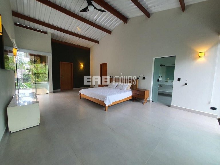 Casa de praia moderna para temporada em Itamambuca