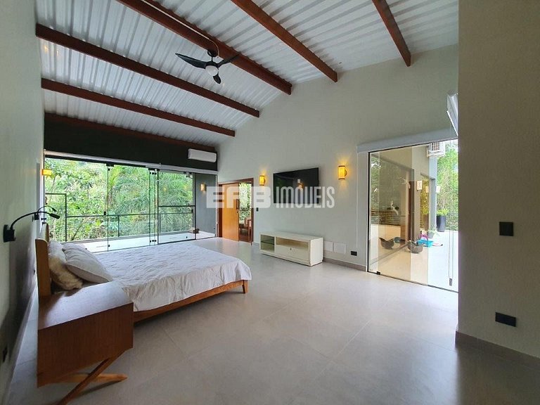 Casa de praia moderna para temporada em Itamambuca