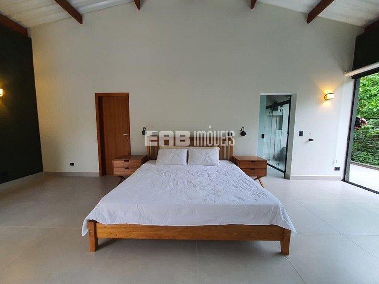 Casa de praia moderna para temporada em Itamambuca