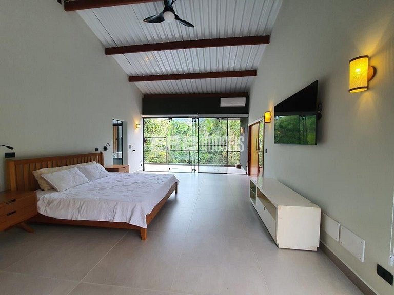 Casa de praia moderna para temporada em Itamambuca