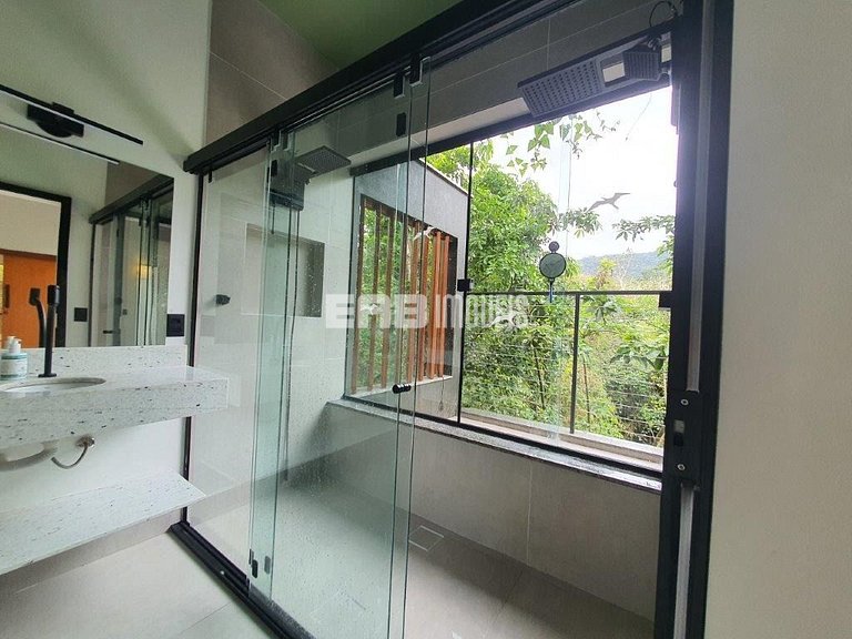 Casa de praia moderna para temporada em Itamambuca