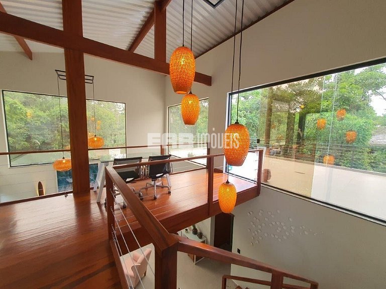 Casa de praia moderna para temporada em Itamambuca