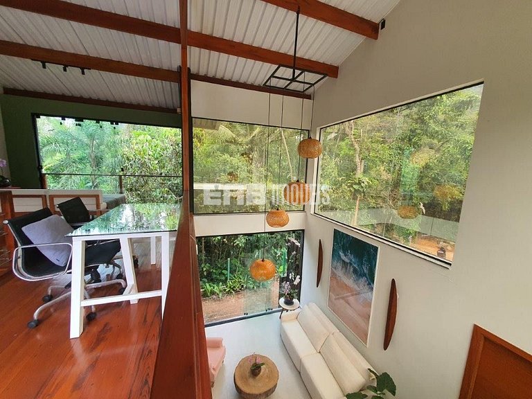 Casa de praia moderna para temporada em Itamambuca