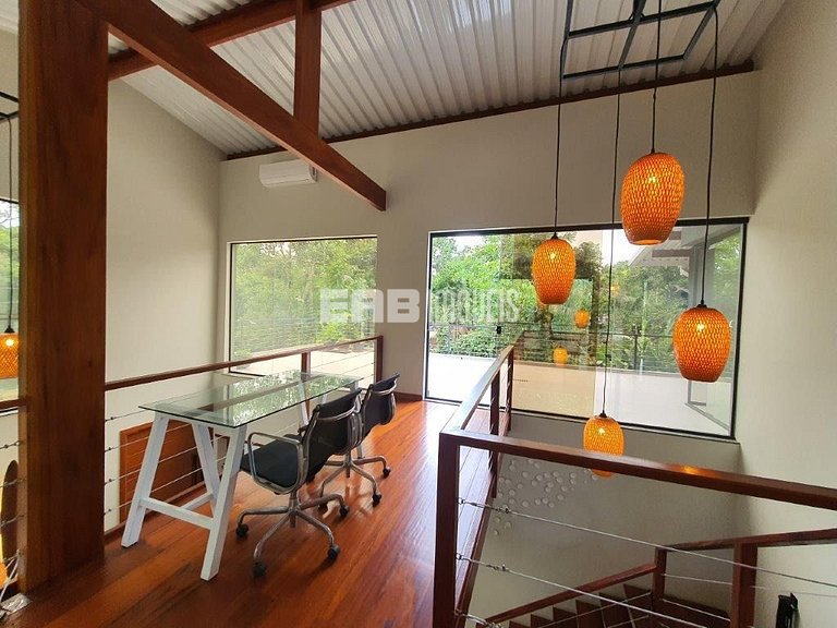 Casa de praia moderna para temporada em Itamambuca