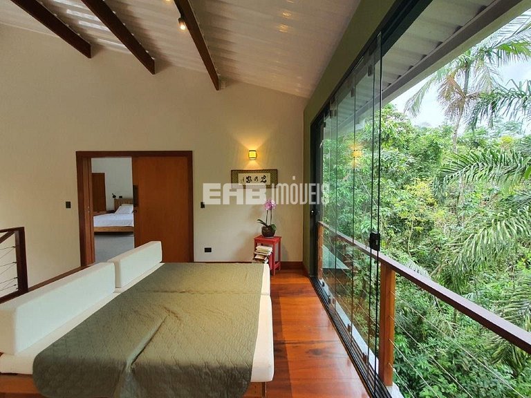 Casa de praia moderna para temporada em Itamambuca