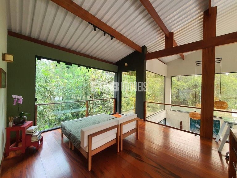 Casa de praia moderna para temporada em Itamambuca