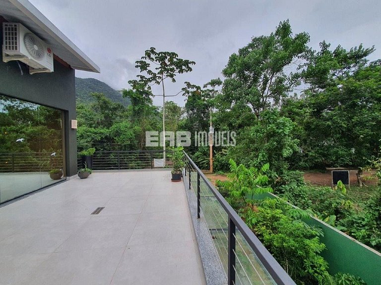 Casa de praia moderna para temporada em Itamambuca