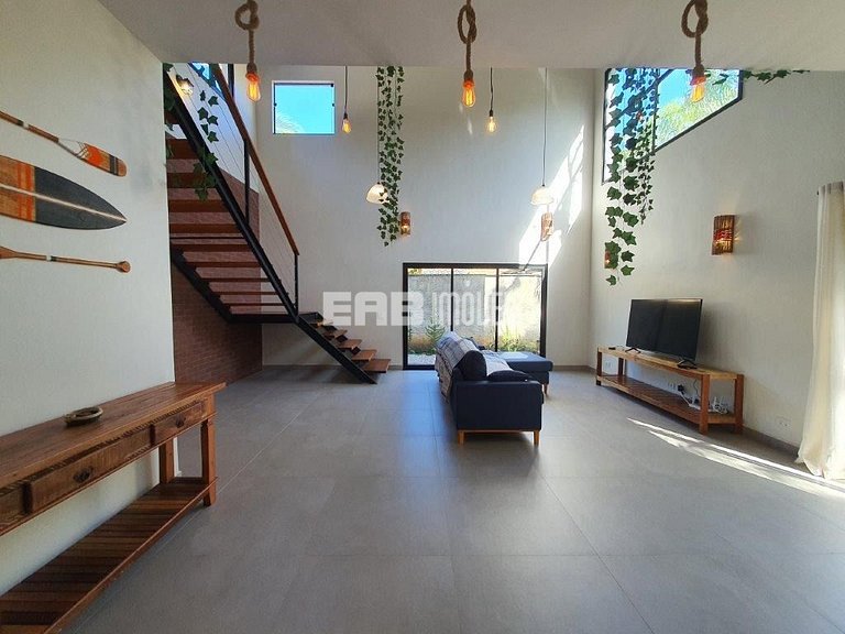 Casa para 7 pessoas na praia de Itamambuca