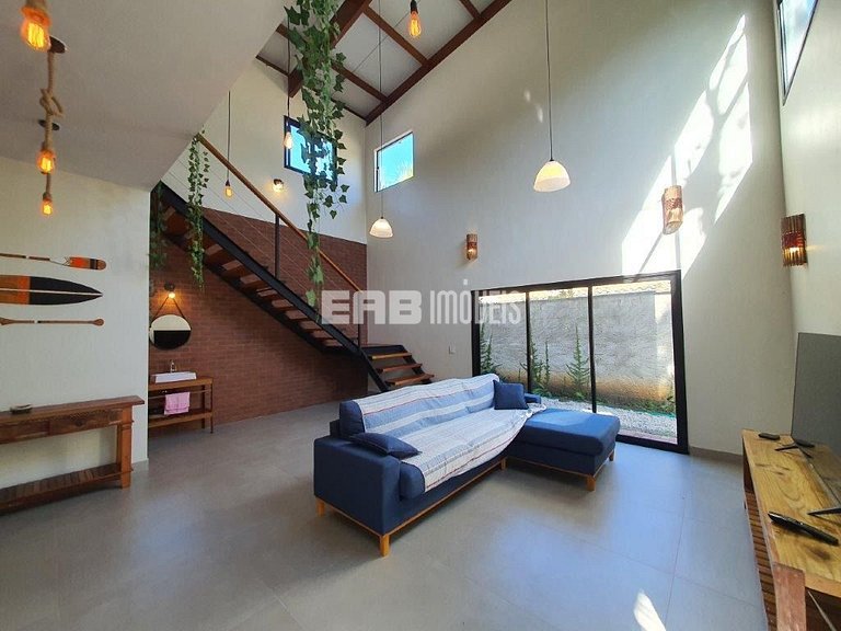 Casa para 7 pessoas na praia de Itamambuca