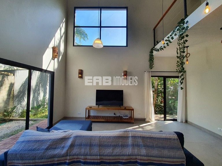 Casa para 7 pessoas na praia de Itamambuca