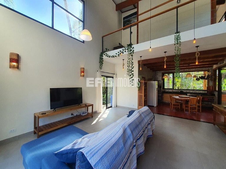 Casa para 7 pessoas na praia de Itamambuca