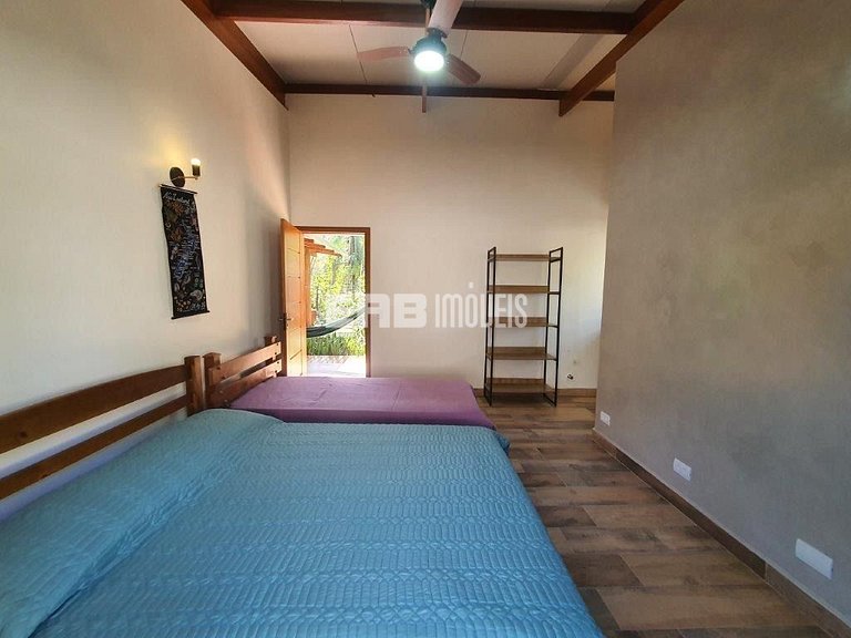 Casa para 7 pessoas na praia de Itamambuca