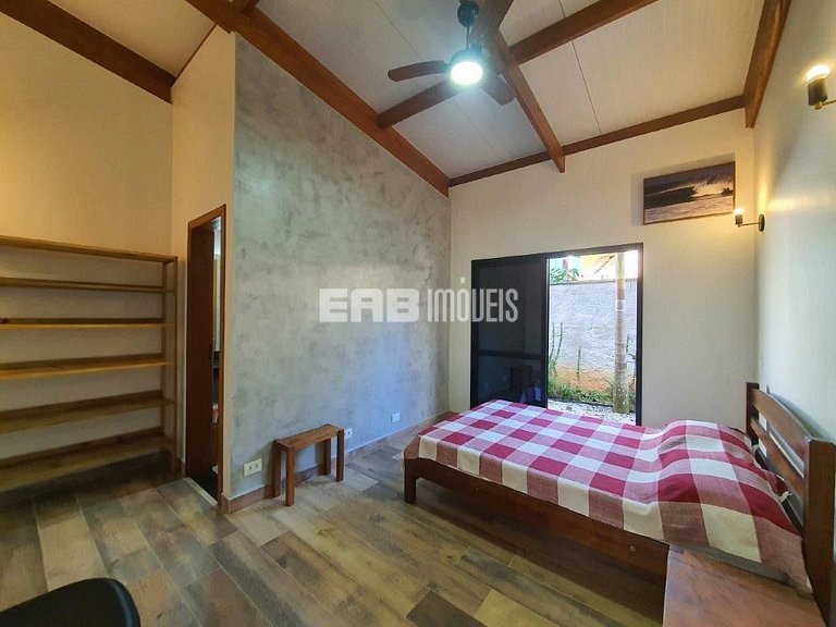 Casa para 7 pessoas na praia de Itamambuca