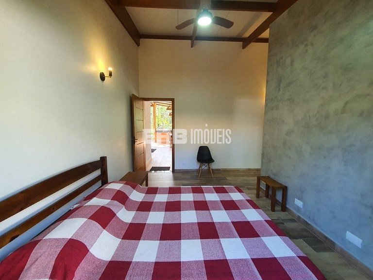 Casa para 7 pessoas na praia de Itamambuca