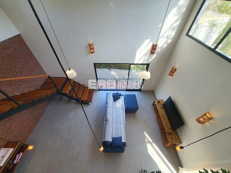 Casa para 7 pessoas na praia de Itamambuca