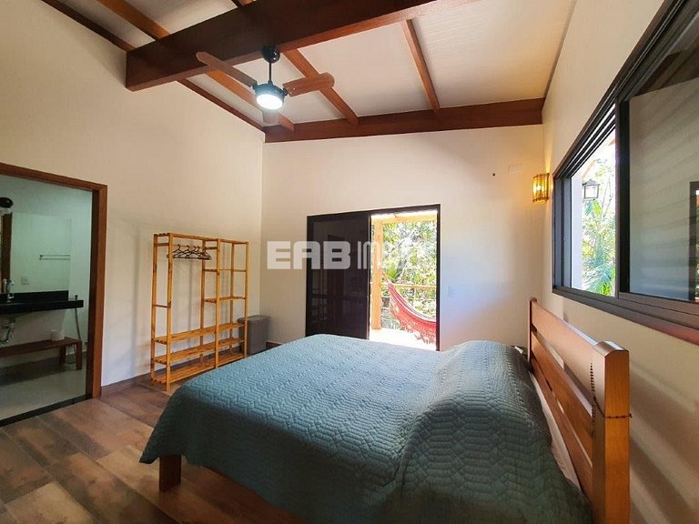 Casa para 7 pessoas na praia de Itamambuca