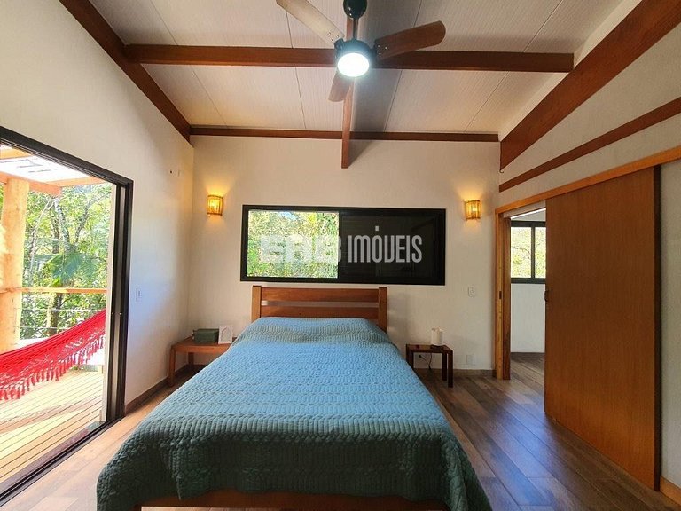 Casa para 7 pessoas na praia de Itamambuca