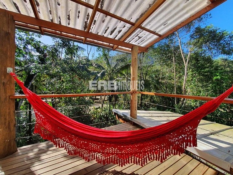 Casa para 7 pessoas na praia de Itamambuca