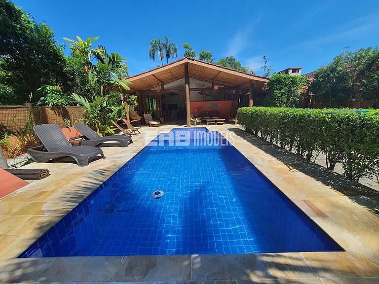 Casa para locação de temporada na Praia do Prumirim, Ubatuba
