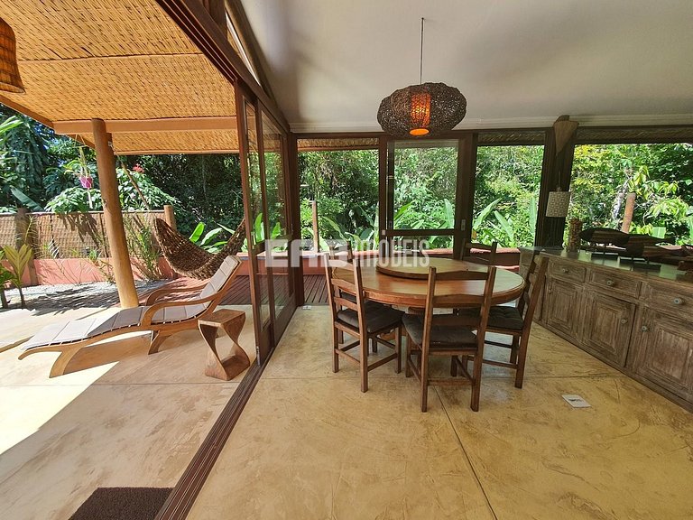 Casa para locação de temporada na Praia do Prumirim, Ubatuba