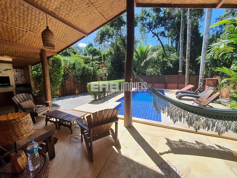 Casa para locação de temporada na Praia do Prumirim, Ubatuba