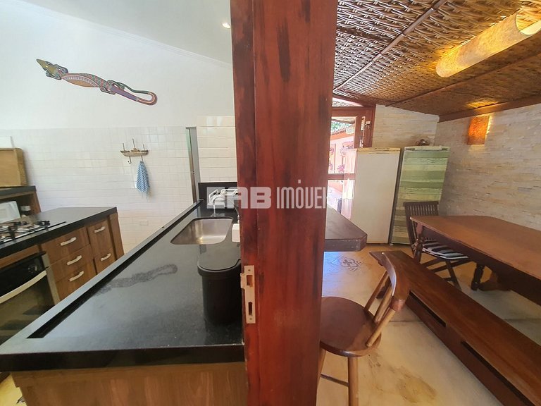 Casa para locação de temporada na Praia do Prumirim, Ubatuba