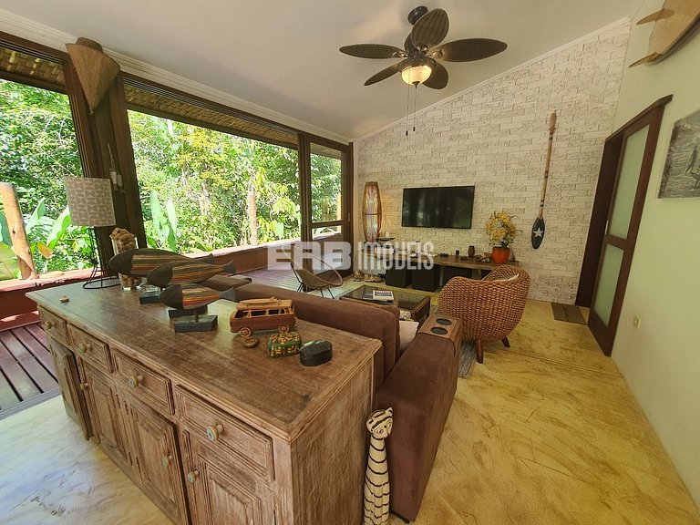 Casa para locação de temporada na Praia do Prumirim, Ubatuba