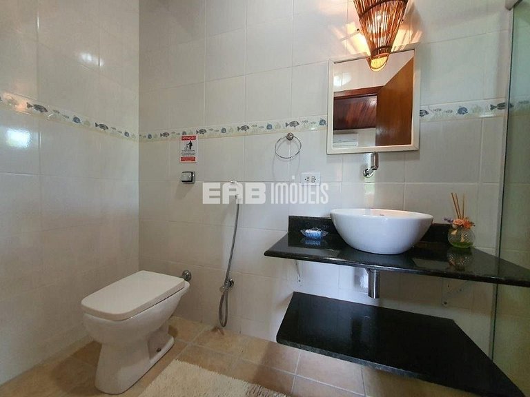 Casa com piscina e ar para temporada em Itamambuca