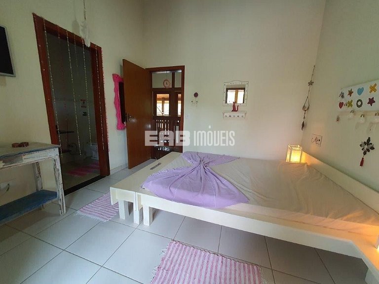 Casa com piscina e ar para temporada em Itamambuca