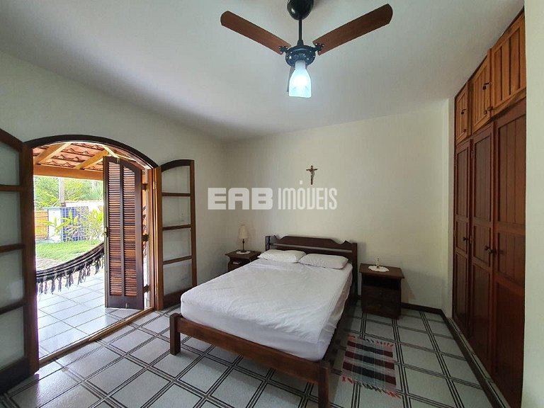 Casa a 250m da praia para locação em Itamambuca