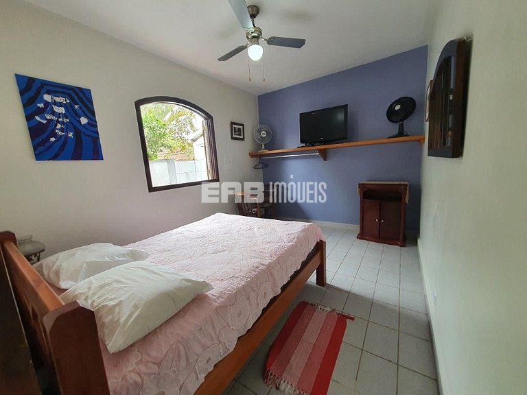 Casa a 250m da praia para locação em Itamambuca