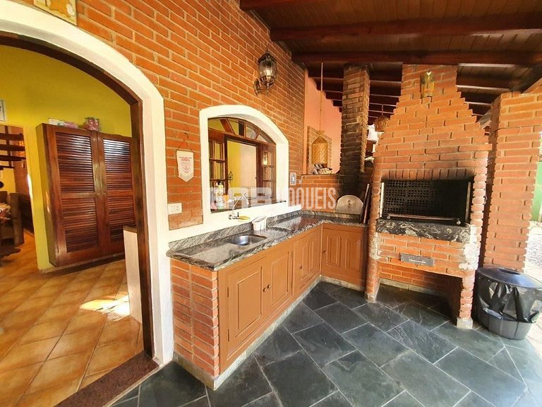 Casa com 3 quartos em Itamambuca, Ubatuba